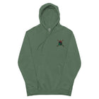 Afro Ethos embroidered shield unisex pigment-dyed hoodie
