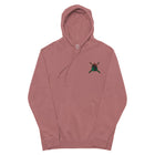 Afro Ethos embroidered shield unisex pigment-dyed hoodie